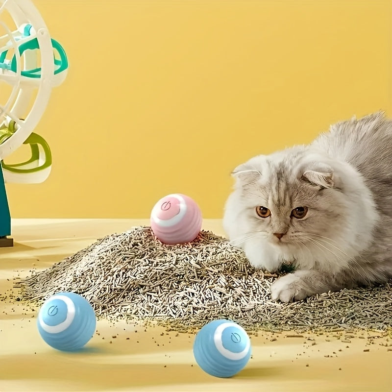 petWoOw KineticGlow™ Pet Ball | Smart Rechargeable LED Toy for Cats & Dogs